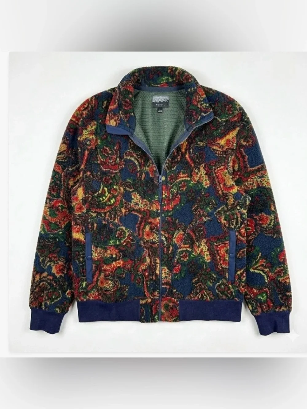 J. Crew Nordic Sherpa Fleece Jacket Size M Like 🆕